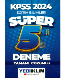 SÜPER 5'lİ DENEME TAMAMI ÇÖZÜMLÜ