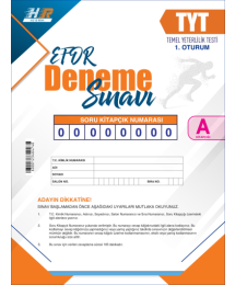 TYT HIZ VE RENK YAYINLARI EFOR SERİSİ DENEME 1