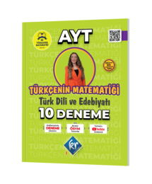 Gamze Hoca Türkçenin Matematiği AYT Türk Dili ve Edebiyatı 10 Deneme KR Akademi