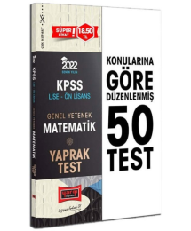 KPSS Lise Ön Lisans GY Matematik Yaprak Test
