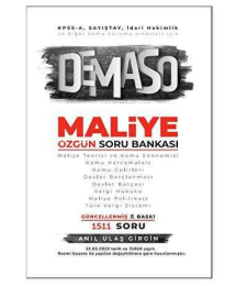 Anıl Ulaş Girgin KPSS A Grubu DEMASO Maliye Özgün Soru Bankası Anıl Ulaş Girgin