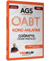 2025 MEB AGS ÖABT Coğrafya Öğretmenliği Konu Anlatımı Yediiklim Yayınları