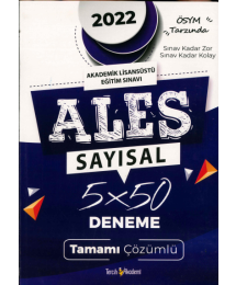 ALES SAYISAL 5x50 DENEME TAMAMI ÇÖZÜMLÜ