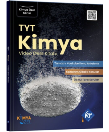 Kimya Özel TYT Kimya Video Ders Kitabı KR Akademi Yayınları