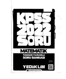 2022 KPSS GY GK MATEMATİK Soru Bankası MODÜLER