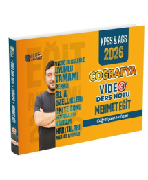 2026 MEB AGS KPSS Coğrafya Video Ders Notları Mehmet Eğit
