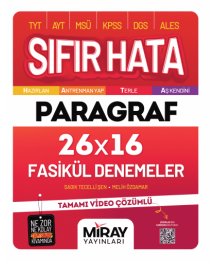 Sıfır Hata Paragraf 16 Deneme Miray Yayınları