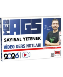 2026 MEB-AGS Öğretmen Adayları İçin Sayısal Yetenek Video Ders Notları (İlyas Güneş) Yargı Yayınları