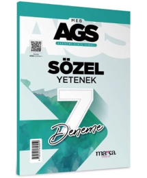 2025 MEB AGS Sözel Yetenek 7 Deneme Tamamı Video Çözümlü Marka Yayınları