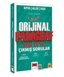 2025 KPSS ALES DGS Klas Serisi Orijinal Paragraf Son 15 Yıl Çıkmış Sorular Yargı Yayınları