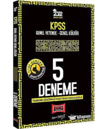 KPSS Genel Yetenek Genel Kültür Son Çıkış Tamamı Çözümlü 5 Deneme
