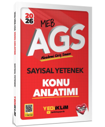 2026 MEB AGS Sayısal Yetenek Konu Anlatımı Yediiklim Yayınları