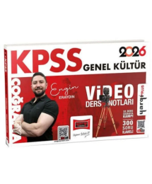 2026 KPSS Genel Kültür Coğrafya Video Ders Notları (Engin Eraydın) Yargı Yayınları