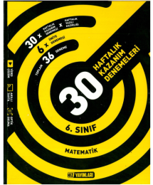 6.Sınıf Matematik Haftalık Deneme Hız Yayınları