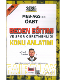 2025 MEB-AGS ÖABT Beden Eğitimi ve Spor Öğretmenliği Konu Anlatımı Fairplay Serisi Yargı Yayınları