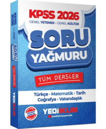 2026 KPSS Genel Yetenek Genel Kültür Tüm Dersler Soru Yağmuru Yediiklim Yayınları