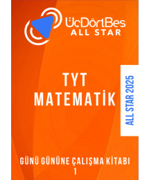 ALL STAR TYT MATEMATİK Günü Gününe Çalışma Kitabı 1