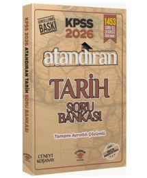 2026 KPSS Tarih Soru Bankası Atandıran Yayıncılık
