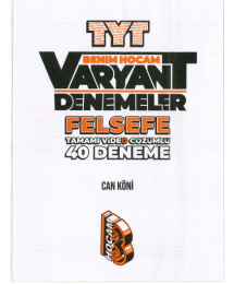 TYT FELSEFE VARYANT 40 DENEME