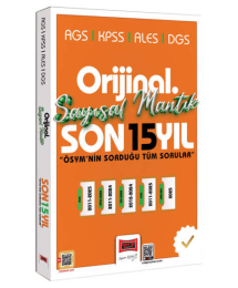 2026 KPSS MEB-AGS ALES DGS Sayısal Mantık Orijinal Çıkmış Sorular Son 15 Yıl Çözümlü Yargı Yayınları