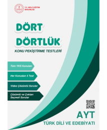 Dört Dörtlük Konu Pekiştirme Testleri AYT Türk Dili ve Edebiyatı
