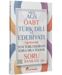 ÖABT MEB-AGS Türk Dili ve Edebiyatı Yeni Türk Edebiyatı Sorularla Tekrar Soru Bankası Çözümlü Özdil Akademi Yayınları