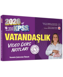 2026 KPSS Vatandaşlık Video Ders Notları Tüm Adaylar İçin Yasemin Özkanlı Hangi KPSS