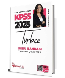 2025 KPSS Türkçe Tamamı Çözümlü Soru Bankası Hoca Kafası Yayınları