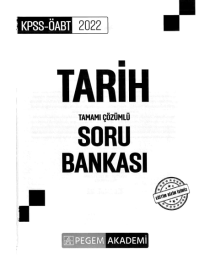 TARİH TAMAMI ÇÖZÜMLÜ SORU BANKASI