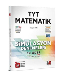 2026 TYT Matematik Simülasyon Denemeleri Detaylı Video Çözümlü 3D Yayınları