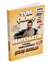 2026 KPSS MEB-AGS ALES DGS TYT MSÜ Matematik Çıkmış Sorular Mertcan Güler Dizgi Kitap