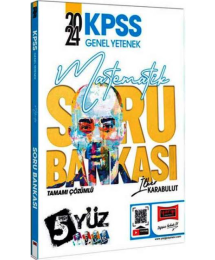 2024 KPSS Genel Yetenek 5Yüz Matematik Tamamı Çözümlü Soru Bankası