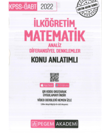 İLKÖĞRETİM MATEMATİK ANALİZ- DİFERANSİYEL DENKLEMLER KONU ANLATIMLI