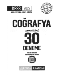 30LU COĞRAFYA ÇÖZÜMLÜ DENEME