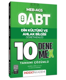 2025 ÖABT MEB-AGS Din Kültürü ve Ahlak Bilgisi 10 DenemeX Çözümlü İndeks Akademi