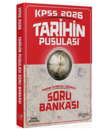 2026 KPSS Tarihin Pusulası Soru Bankası Çözümlü İsmail Adıgüzel CBA Yayınları