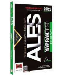 2025 ALES Vip Sayısal-Sözel Yetenek Çek Kopart Yaprak Test Yargı Yayınları