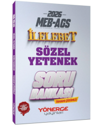 2026 MEB-AGS Sözel Yetenek İlelebet Soru Bankası Çözümlü Yönerge Yayınları