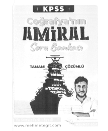 KPSS NIN COĞRAFYA'NIN AMİRAL SORU BANKASI ÇÖZÜMLÜ MEHMET EĞİT