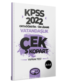 KPSS Ortaöğretim Ön Lisans Genel Yetenek Genel Kültür Vatandaşlık Çek Kopart Yaprak Test