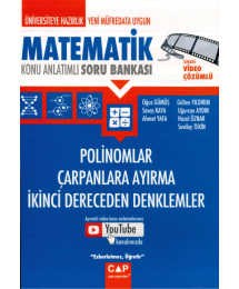 TYT-AYT MATEMATİK POLİNOMLAR- ÇARPANLARA AYIRMA-2. DERECEDEN DENKLEMLER KONU ANLATIMLI SORU BANKASI