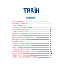 TYT Tarih Vip Notlar Vin Kampüs