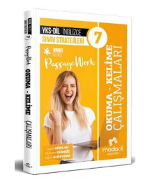 YKS Dil İngilizce Sınav Stratejileri 7 Okuma Kelime Çalışmaları Modadil Yayınları