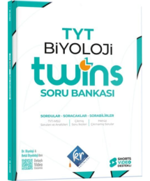 TYT Twins Biyoloji Soru Bankası KR Akademi Yayınları