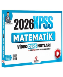 2026 KPSS Matematik Video Ders Notları Tekrar Akademi Yayınları