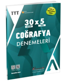 Alternatif Yayınları TYT Coğrafya 30 x 5 Branş Denemeleri