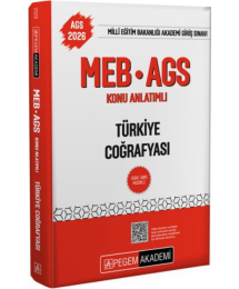 2026 MEB-AGS Konu Anlatımlı Türkiye Coğrafyası Pegem Akademi Yayıncılık
