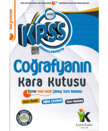 COĞRAFYANIN KARA KUTUSU KONU ÖZETLİ DİJİTAL ÇÖZÜMLÜ SORU BANKASI