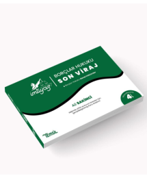 İmtiyaz Borçlar Hukuku 'Son Viraj' Genel Hükümler Ali Sakinci Ağustos 2024