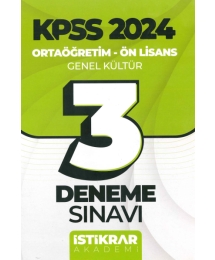 3 DENEME SINAVI (GENEL KÜLTÜR)